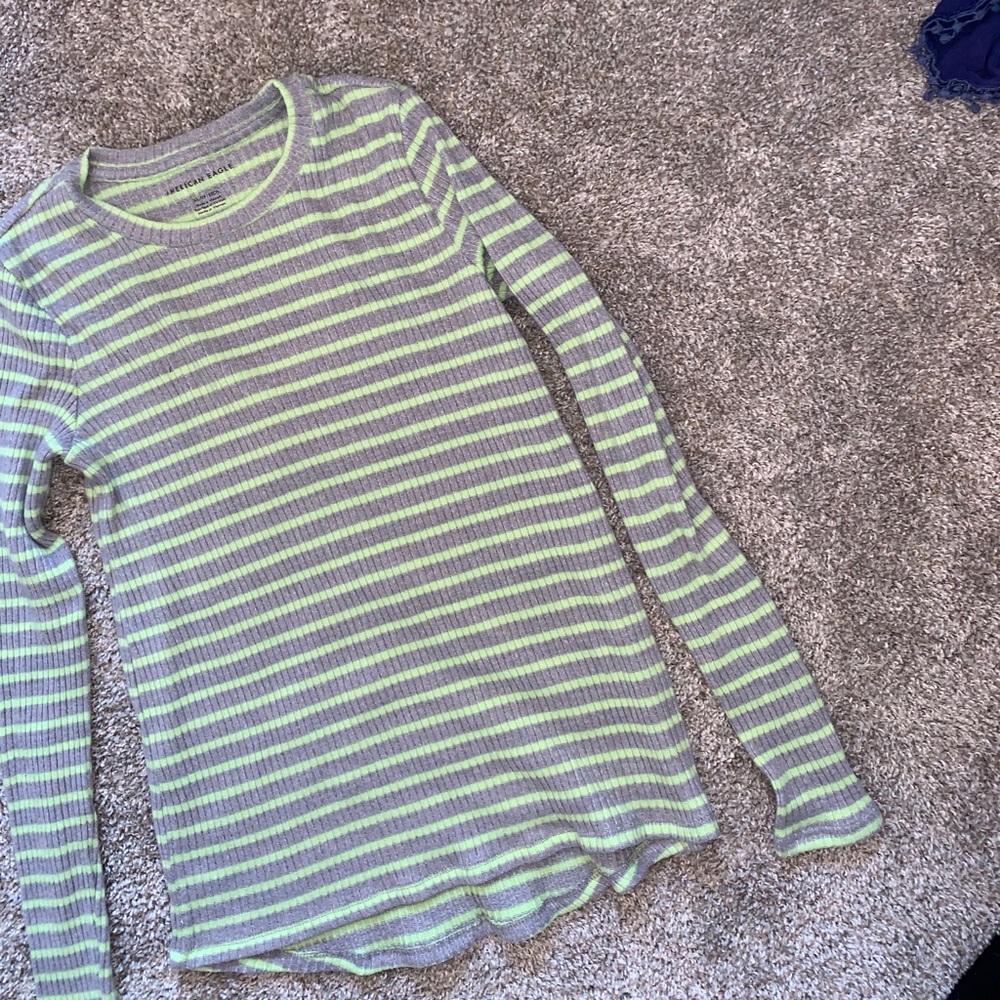 American Eagle Womens Striped Top - Picture 4 of 10